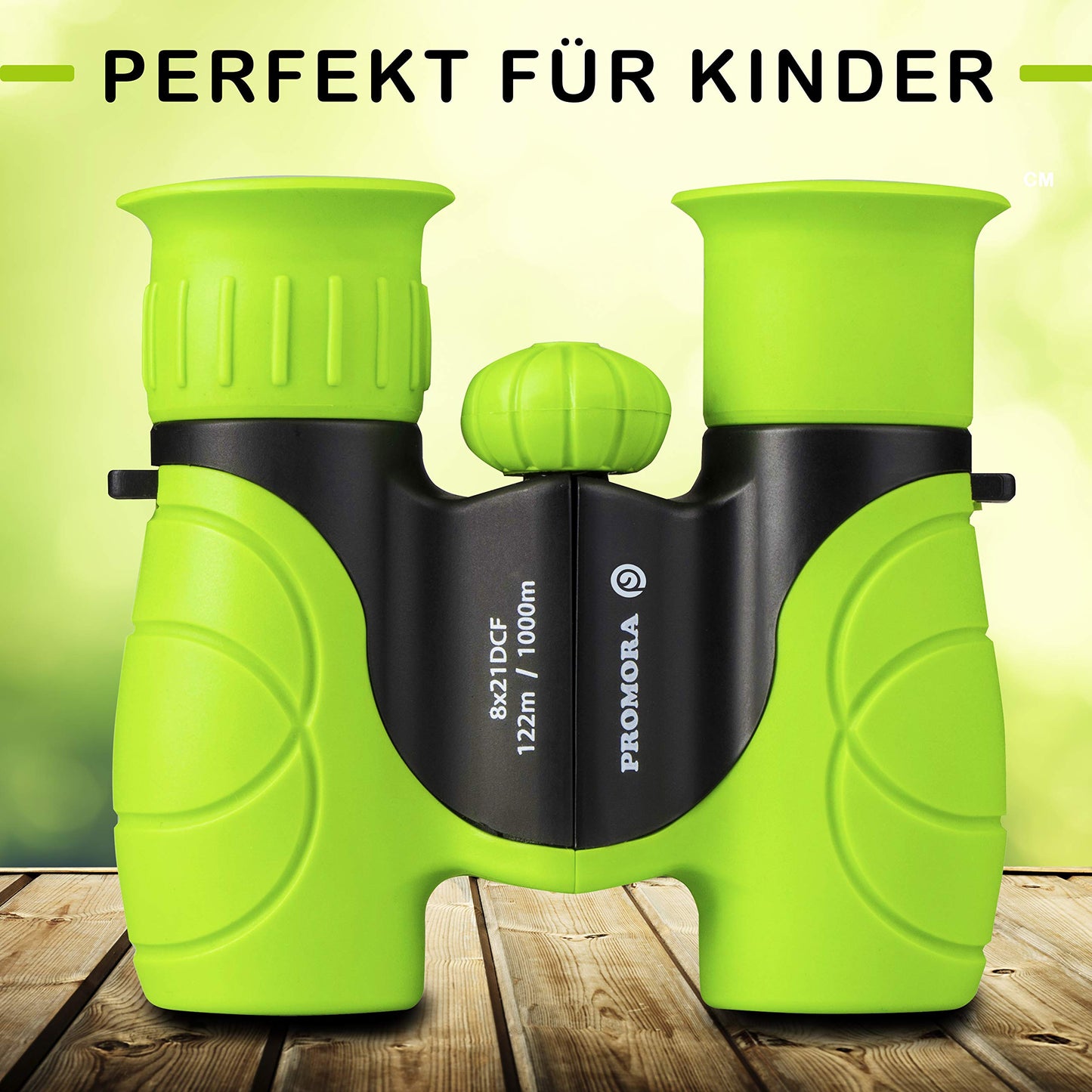 Binoculars for Kids - Perfect gift for boys and girls - Powerful magnification 8X21 - Comprehensive set including magnifying glass & compass - Toy for children aged 3-12 years