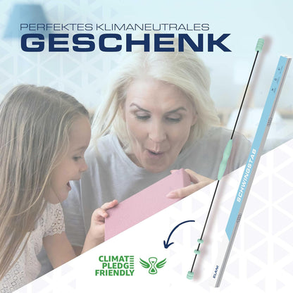 ELANI Swing Stick - Adjustable Resistance & Ergonomic Grip - Highly Durable Gymnastics Rod, also suitable as physiotherapy accessory, Swinging Sticks, Swing Rod Fitness Winner, Flex Stick.