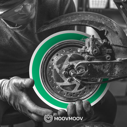 MOOVMOOV Solid Tires 8 1/2 x 2 for electric scooters - 2x Puncture-proof escooter tires 8.5 inches - Compatible with Xiaomi models and 8.5-inch wheels - e scooter accessory solid rubber tires MPK85