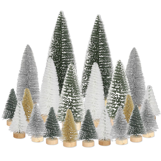 21 pieces of mini Christmas tree decor