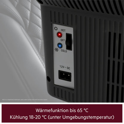 AEG Automotive Board-Bar BK 16 thermoelectric cooler and warmer 16 liters, 12 volts for car and socket, can be fastened in the car.