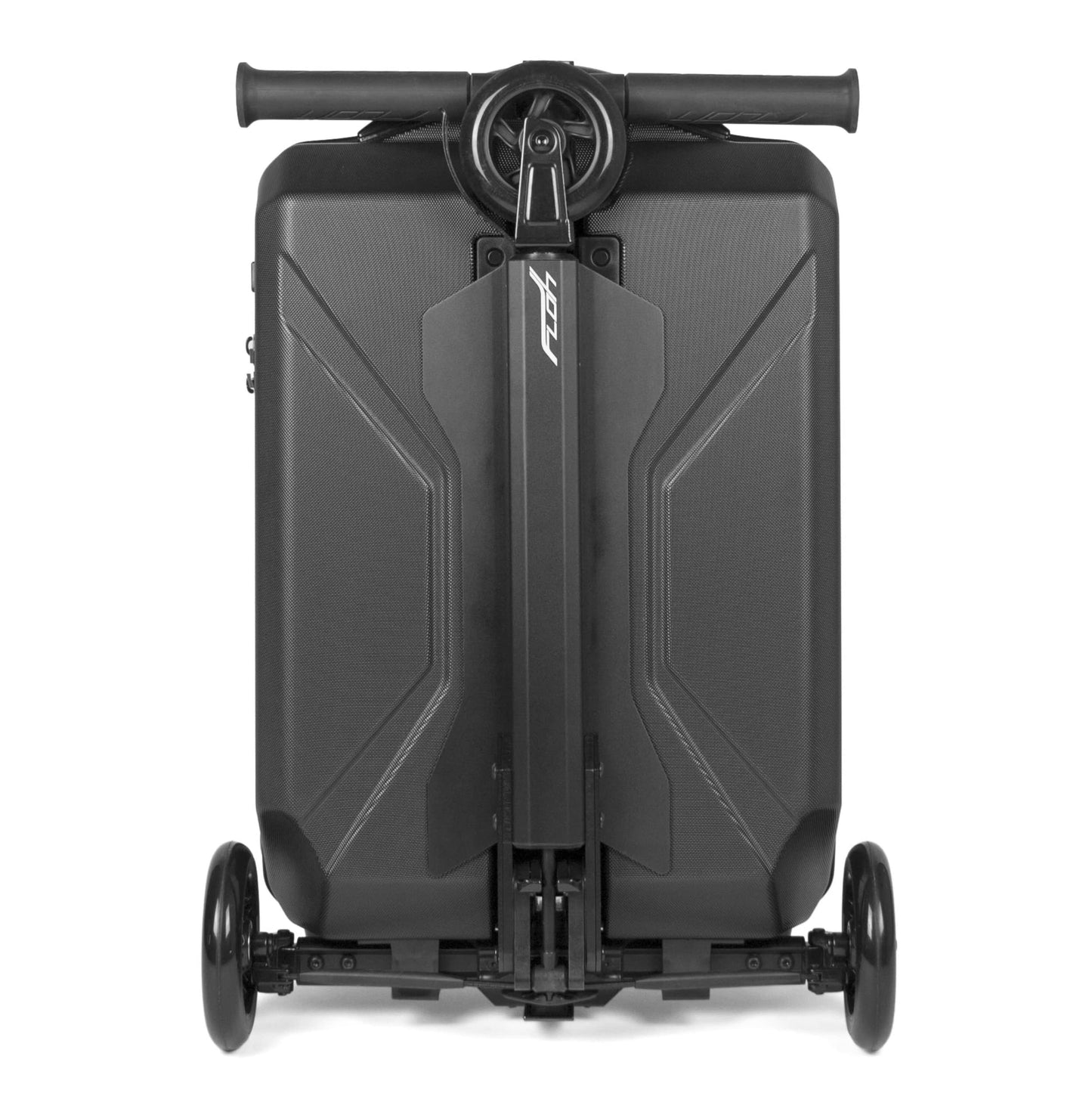 Flea - Transformable scooter adult + carry-on luggage case + backpack | Adult scooter + hard shell suitcase + messenger bag | Adult kick scooter | Foldable | Design made in Germany