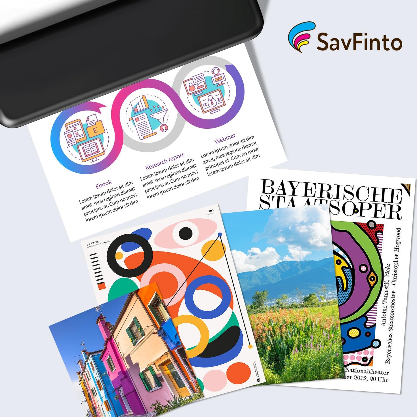 SavFinto 207X Toner Multipack (No Chip) Compatible for HP 207X 207A for HP Color Laserjet Pro MFP M283fdw M283fdn M282nw M255dw M255nw (1 Black, 1 Cyan, 1 Magenta, 1 Yellow)