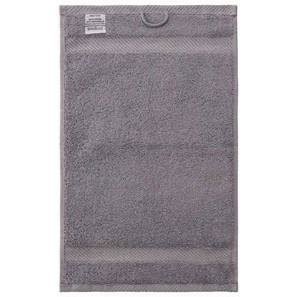 Luckytowel 10 Piece Set Sauna Towels 80x200 cm 100% Cotton, 600g/m² Oeko-Tex Sauna Towel Set 10 Pack Gray