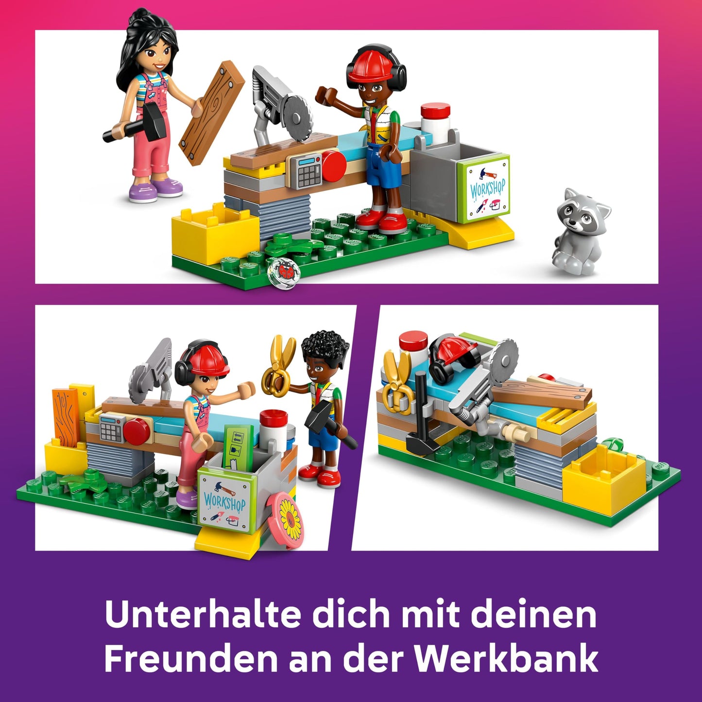 LEGO Friends Treehouse - building set with 2 animal figures, 4 minifigures, a garden, and toy food accessories - popular gift for girls and boys ages 8 and up - 42652
