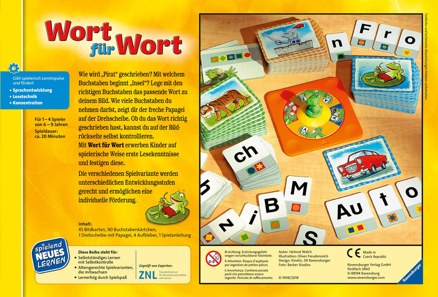 Ravensburger 24955 - Word for Word - Playing and Learning for Children & 24944 - The Cheeky Talking Witch - Playing and Learning for Children.
