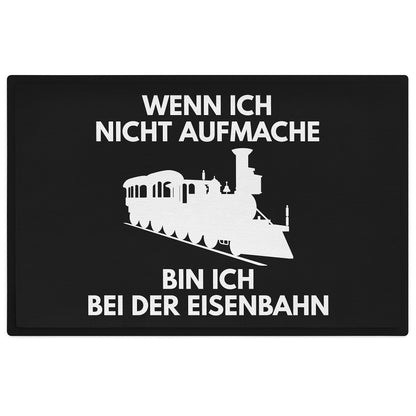 Trendation - Model Railway Doormat Gift for Train Enthusiasts Funny Quote Men's Doormat 60x40 cm