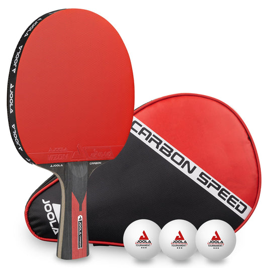 JOOLA Carbon Table Tennis Racket ITTF approved professional table tennis racket for advanced players - Carbowood Technology, Speed, 5-ply