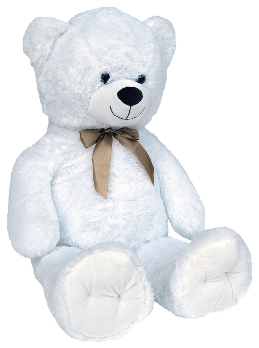 Wagner 9049 - Giant XXL Teddy Bear 100 cm in White - Plush Bear Cuddly Toy Teddy White Bear