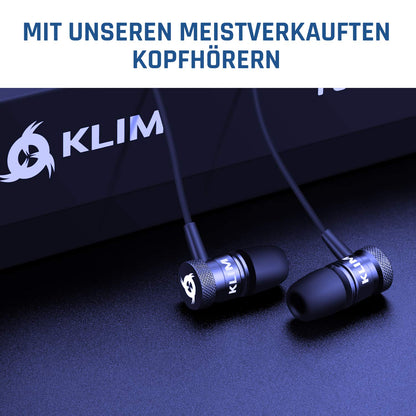 KLIM Discman - Portable CD Player with built-in battery - NEW - includes KLIM Fusion headphones Compact Mini Portable CD Player, compatible with CD-R, CD-RW and MP3 - Discman CD Player - Black