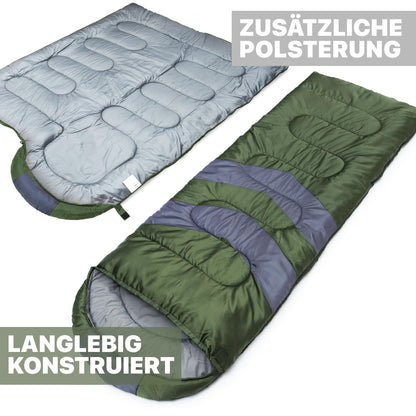 MalloMe Outdoor Sleeping Bag - Sleeping Bag for Adults and Children - Winter Sleeping Bag, Camping Sleeping Bag, Quilt Sleeping Bag - Lightweight, Portable, Warm, Quilted Sleeping Bags