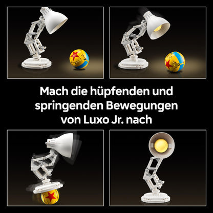 LEGO Ideas | Disney Pixar Set - Buildable desk lamp playset - Toy for adults - Gift for men and women - Creative building model as desk decoration 21357