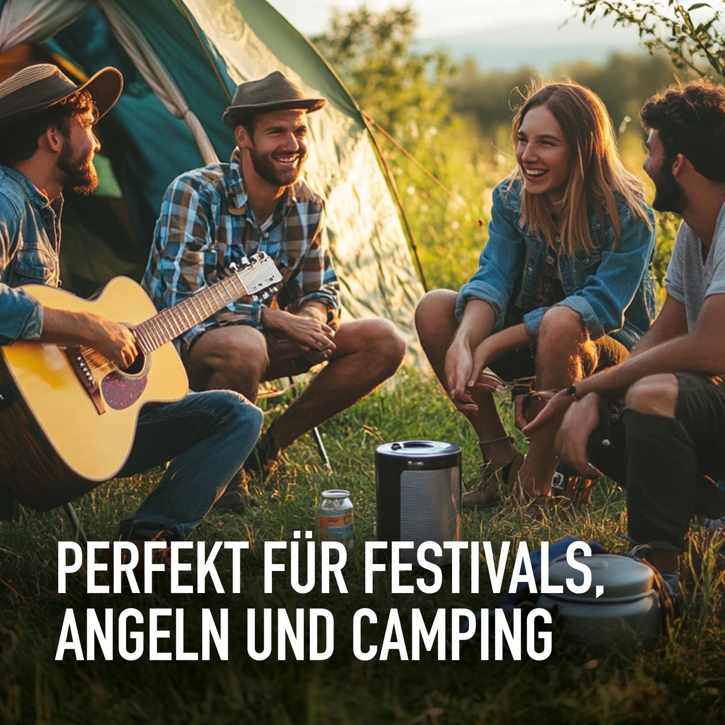 Three-legged stool, foldable 550g ultra-light camping stool, 3-leg folding stool, 40cm height, 30cm seat area, supports up to 100kg, portable festival seat for trade shows, festivals & outdoor hiking.