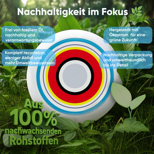 Eurodisc 175g 4.1 Summer Pro Ultimate Frisbee Disc - Stable flight path of over 100m - Made from 100% renewable resources - Gift for kids, 7 year old boys, girls & adults.