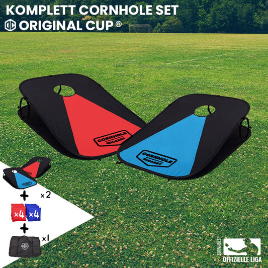 Official Cornhole® | American Cornhole | Easy to transport | Official dimensions | Premium quality | Outdoor and beach game | OriginalCup®