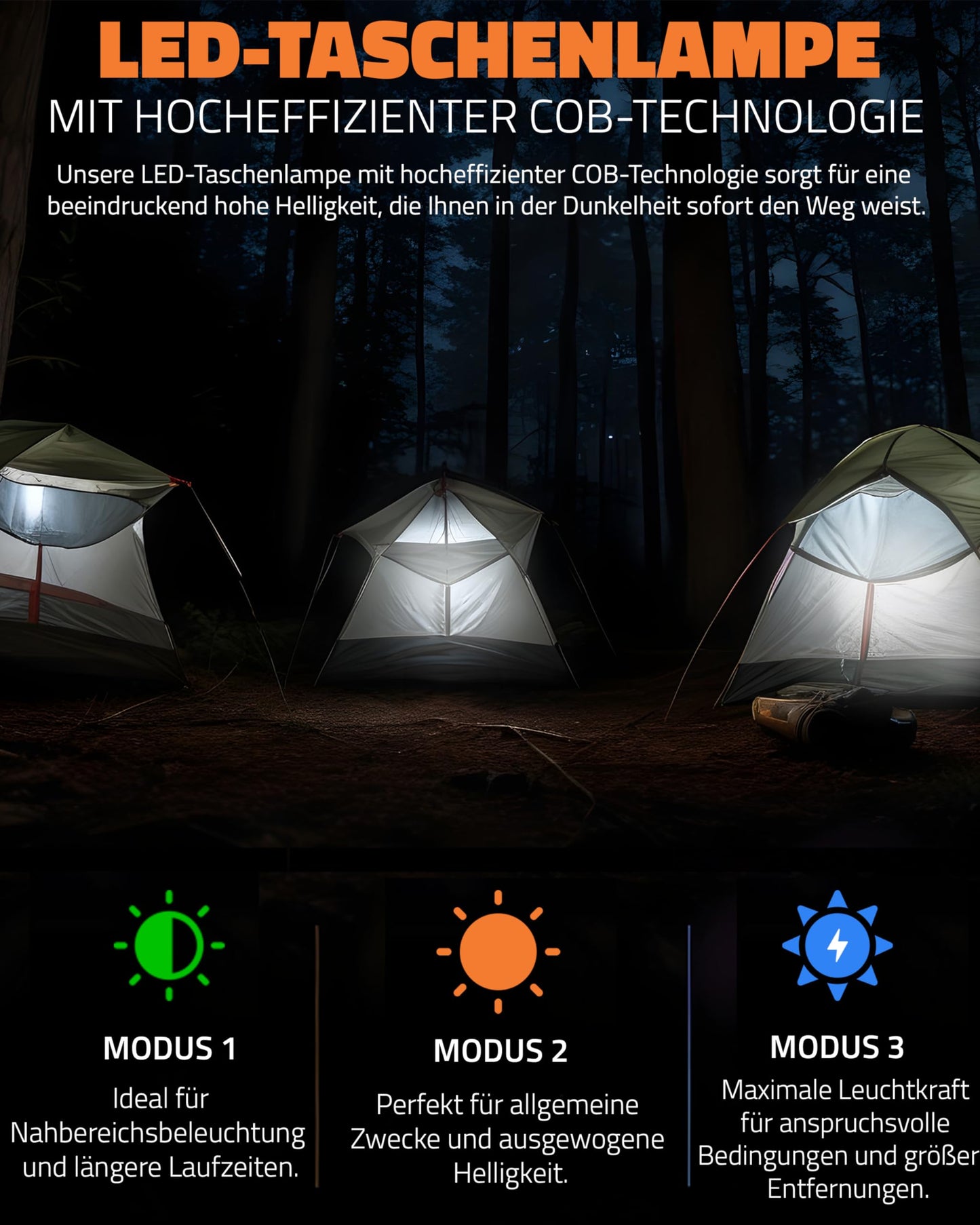 Ration1 crank radio DAB+, portable solar radio with LED flashlight, 2000mAh power bank, hand crank, SOS function, Bluetooth, USB-C, for camping and emergency situations.