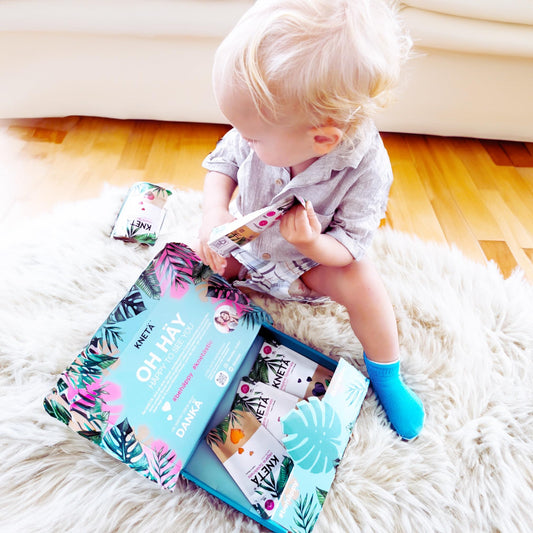 KNETÄ Vegan Modelling Clay (8X 50g Bag Sets) I Clay for Kids from 1 year I Non-toxic I Clay for Toddlers I Clay Set.