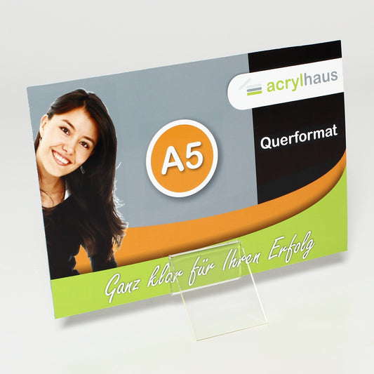 24 pieces menu card holders/advertising stands/acrylic stands 50mm wide