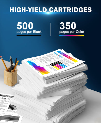 HALLOLUX 604 printer cartridges 604 XL Compatible for Epson 604 cartridges 604XL Multipack for Epson XP 2205 cartridges for XP 3200 XP 4200 XP 3205 XP 4205 Workforce WF 2930 WF 2935 WF 2910 (10-pack)