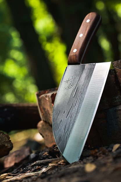 Almazan Kitchen® Original Serbian Chef Knife, Metal