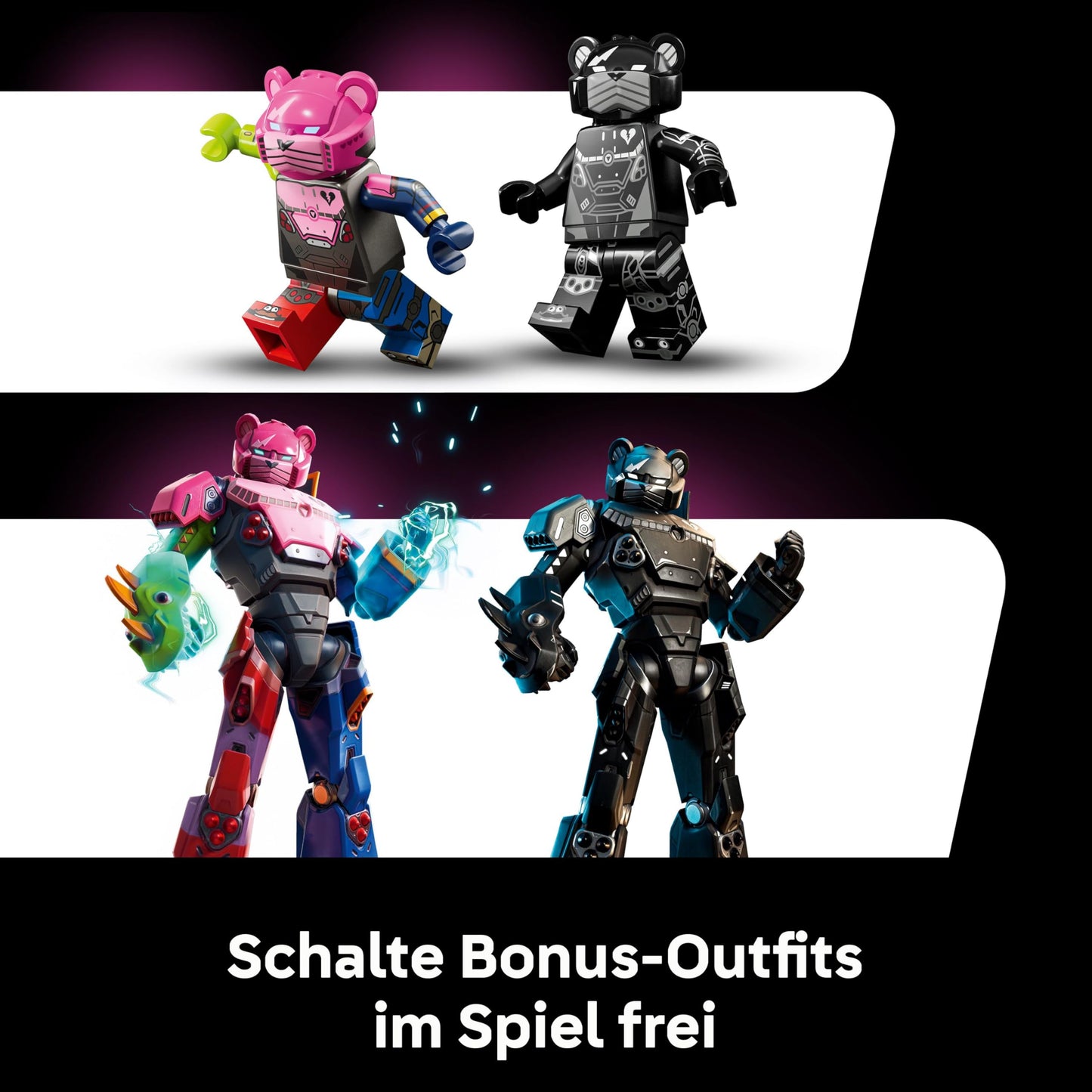 LEGO Fortnite Mecha Team Leader Figure - Display Model Kit includes a Sword & a Minifigure - Collectible Gift for Adult Video Gaming Fans - 77078