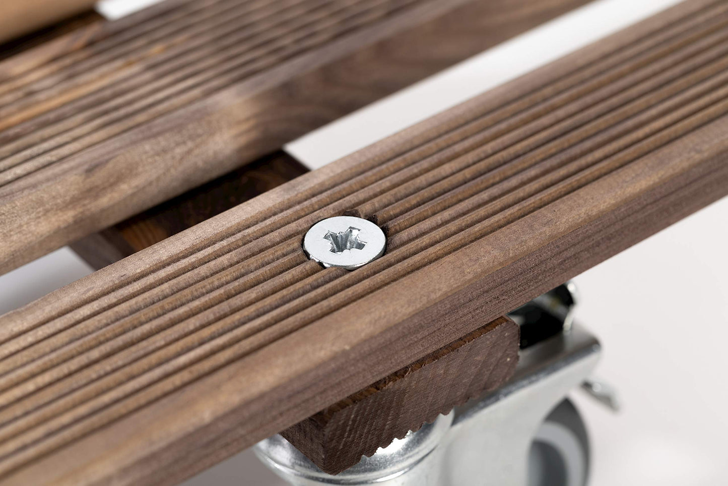 Work standard Saar plant roller terrace roller outdoor roller transport roller balcony roller flower roller pot roller wooden roller Valenzia 80.1AT (Antique)