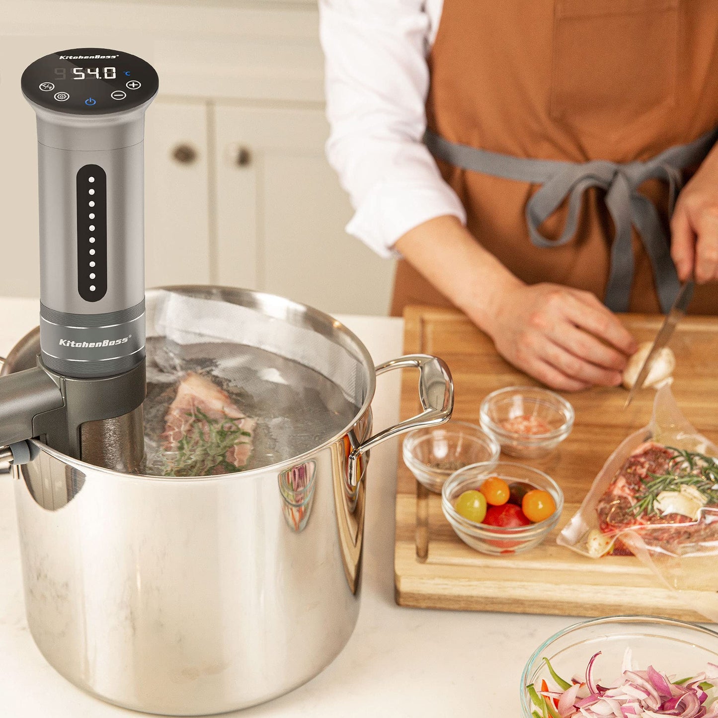KitchenBoss Vacuum Sealer Set Cooker G310 Silver