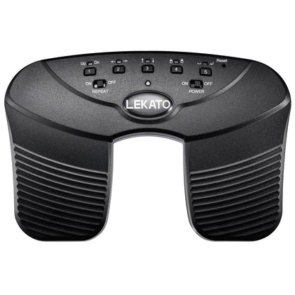 LEKATO Bluetooth Page-Turning Pedal Silent Music Sheet Page Turner Foot Pedal for Tablet and Phone