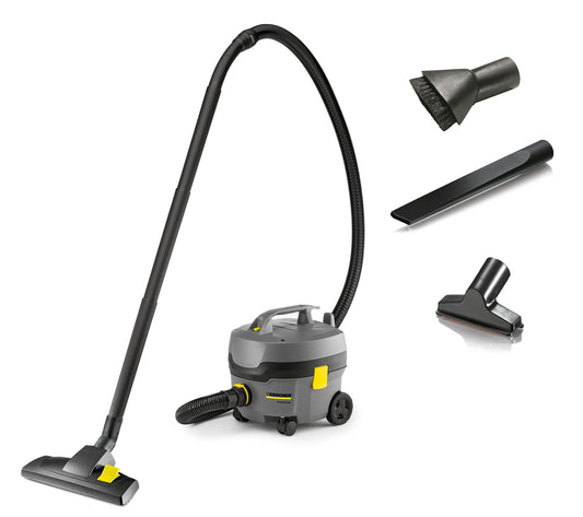 Kärcher dry vacuum T 7/1 Classic 1.527-181.0 incl. SET007 with extra-long crevice nozzle, suction brush & upholstery nozzle -very light-