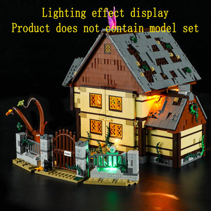 GEAMENT LED Light Set Compatible with Lego Hocus Pocus Sanderson Sisters' Cottage Ideas 21341 (Model Set Not Included)