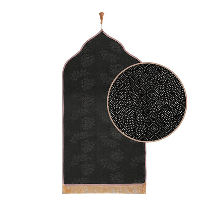 YJZQ Muslim Prayer Rug Islamic Turkish Prayer Mat Portable Foldable Prayer Rug Soft Prayer Mat for Muslim Prayers (110cm*60cm) Islamic Gift for Women Children