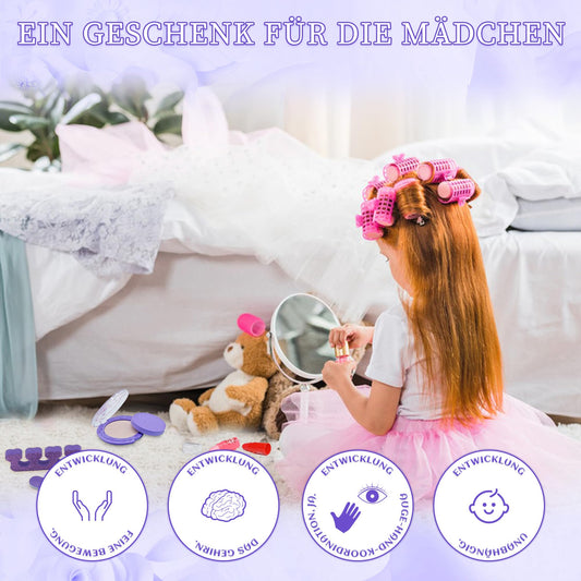 Children's makeup set girls toy gifts - Kids Washable Makeup Case, Makeup Kids Make Up Set Games, Toys for Girls Christmas Birthday Gifts for Girls 4 5 6 7 8 9 10 11 years