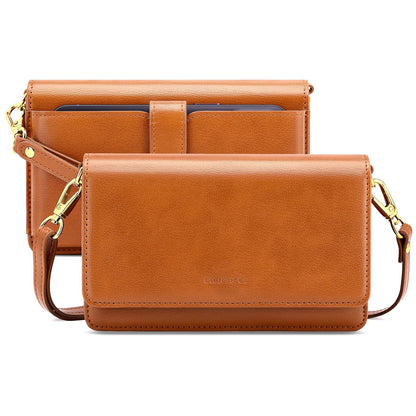 Nuoku crossbody bag for women, with wallet and functional compartments.