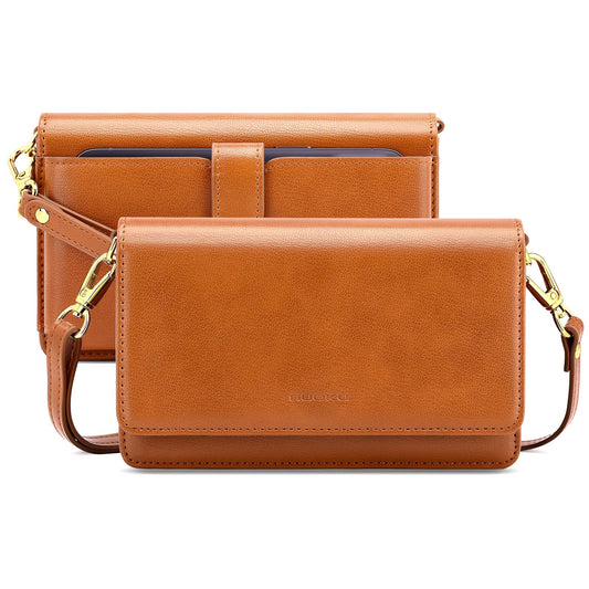 Nuoku crossbody bag for women, with wallet and functional compartments.