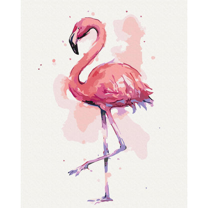 murando - Paint by Numbers Flamingo Animals Bird 40x50 cm Painting Set with Wooden Frame on Canvas for Adults Kids Painting Hand Painted Kit DIY Gift Decoration n-A-1282-d-a