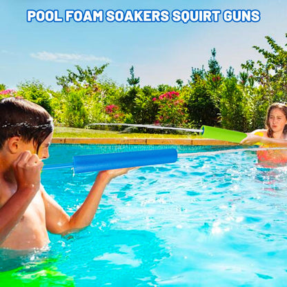 Water gun foam 38cm water gun children water squirts water squirt gun children squirt gun water large range water guns set water toys for pool beach games (6Pcs)