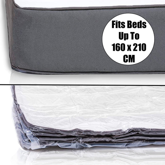 Homie mattress vacuum bag, sealable bag for memory foam or innerspring mattresses, compression and storage for moving and returns (Queen/Full/Full-XL)