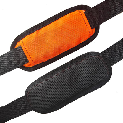 Orange durable baby wraps for carrying infants and toddlers. Lightweight and soft, with back straps for outdoor activities like hiking. Convenient sling transfer for lifting children into cars, wheelchairs, vehicles, or beds.