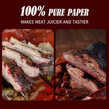 Tikxlafe Butcher Paper Roll Pink, BBQ Kraft Paper 60cm x 50m Butcher Paper for smoking meat Cooking juicy for grill, smoker, fish meat