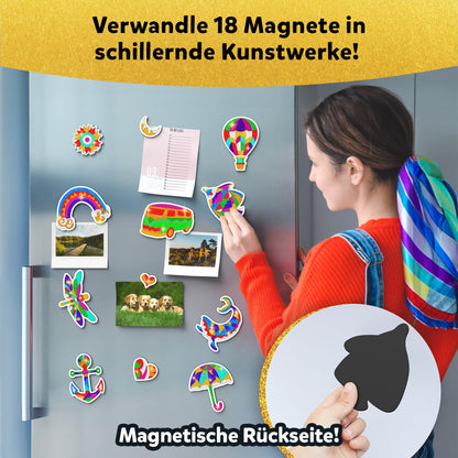 Skillmatics Slide & Seek - Pretty patterns, Easter basket fillers, mess-free art, magnets, DIY colorful creative activity, craft sets, gifts for kids, teens, adults, families.