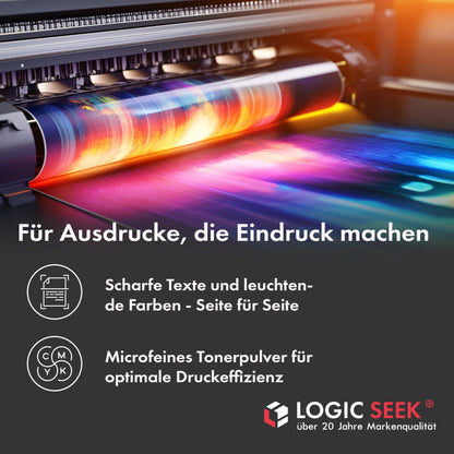 Logic-Seek 2 Toner XL replaces Brother TN2420 TN2410 double pack 2X 3,000 pages for Brother HL-L2350DW HL-L2370DN HL-L2375DW HL-L2310D MFC-L2710DW.