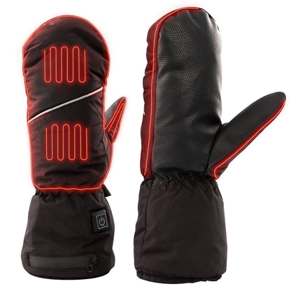 NorthHeat optimized heated gloves | heated mittens for men & women in 3 sizes | rechargeable heating gloves | skiing and outdoor