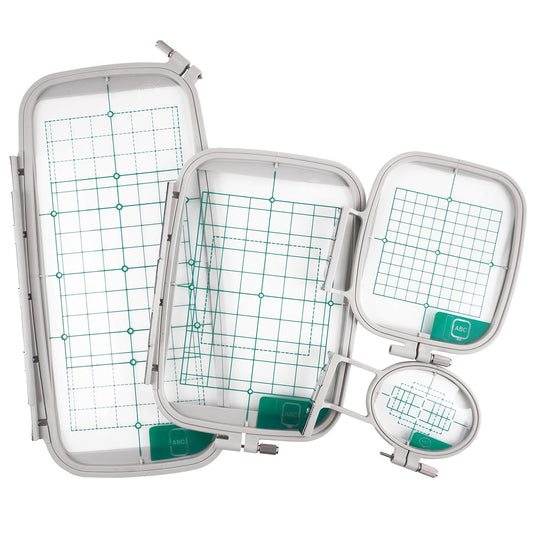 4-piece embroidery hoop set for BROTHER embroidery machine - Embroidery hoops 4 pieces for 700E - 750E