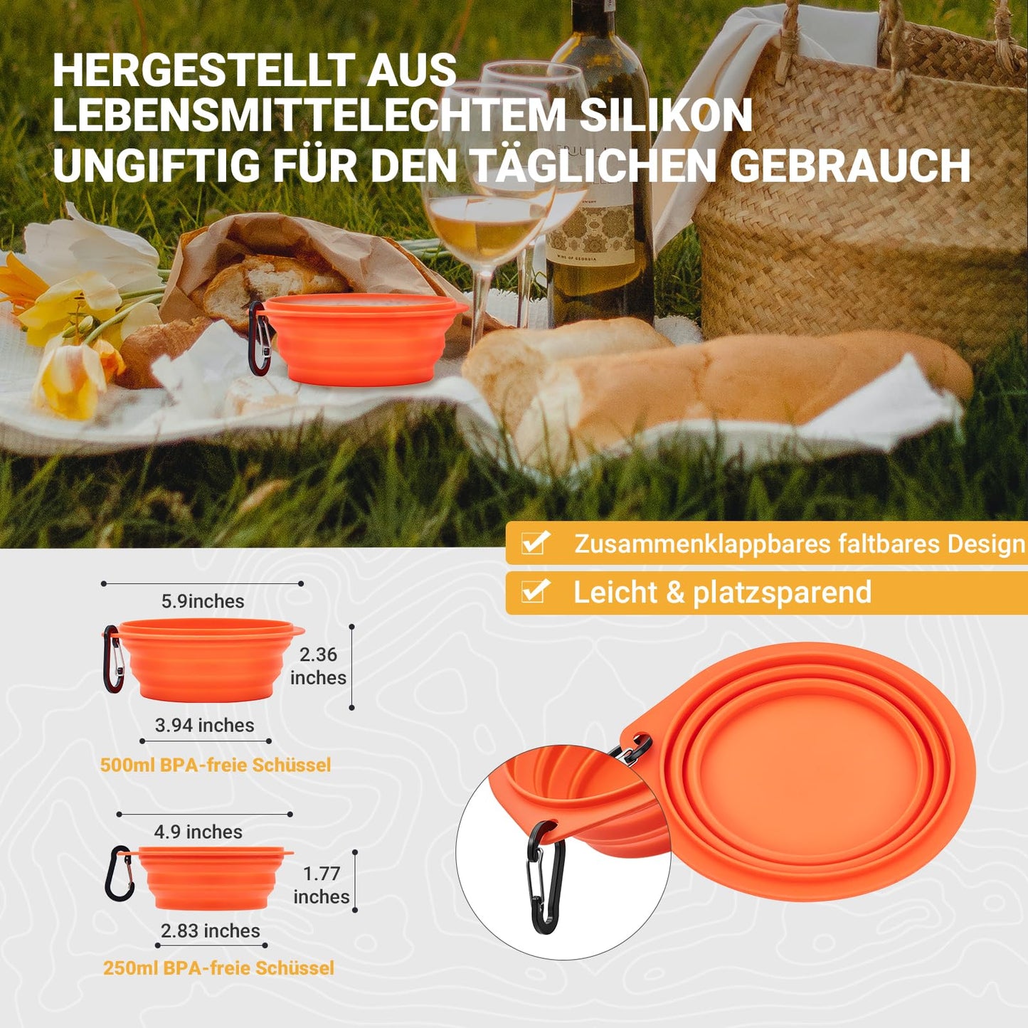 KingCamp Camping Cookware Set, Cookset Dishes Set, Stainless Steel Cooking Pot for 3-4 People, Outdoor Cooking, Picnic, Hiking.