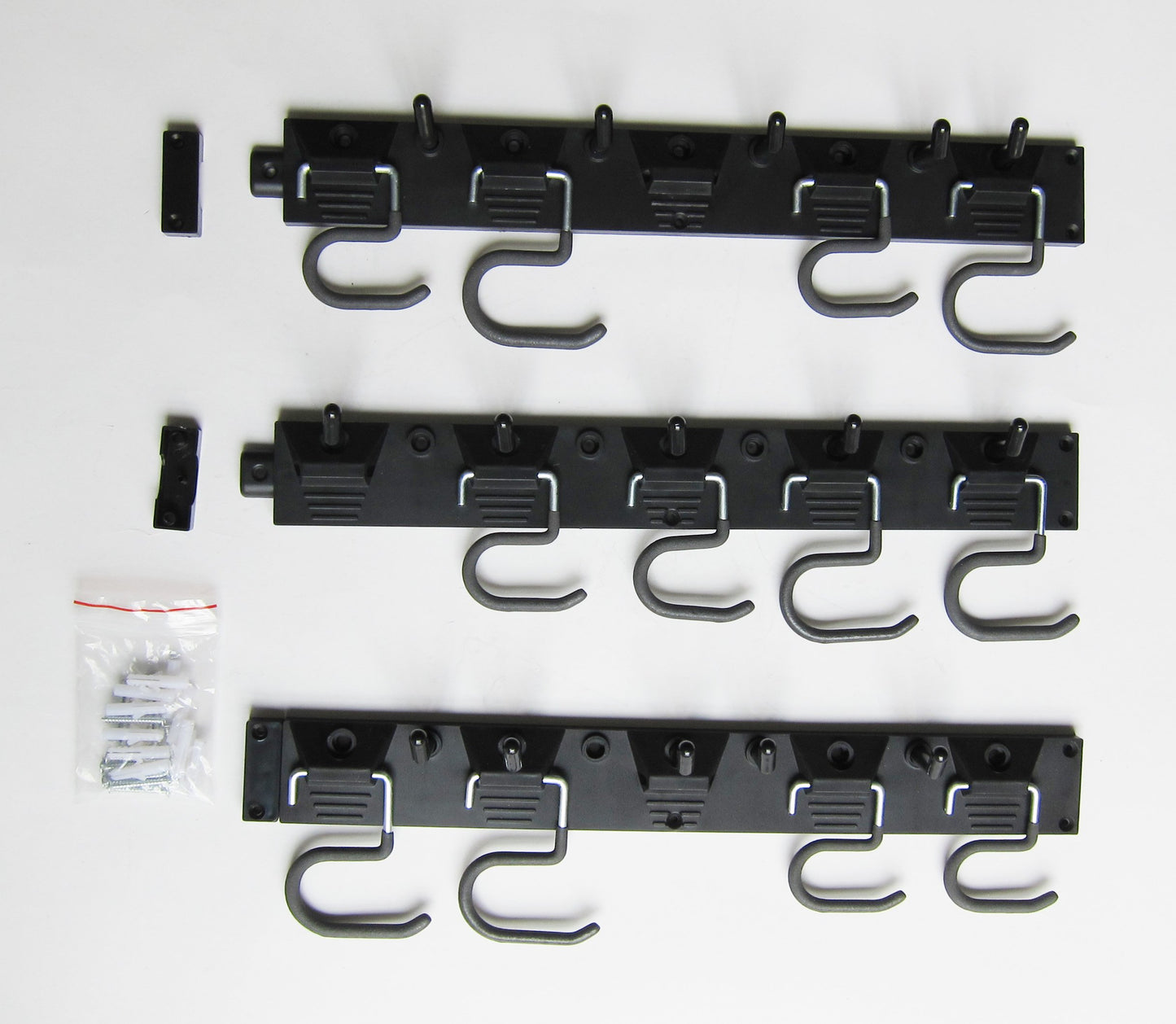 FITOOL Adjustable Storage System 48 inch, Wall Mount for Tools, Broom Holder, Garden Tool Organizer.
