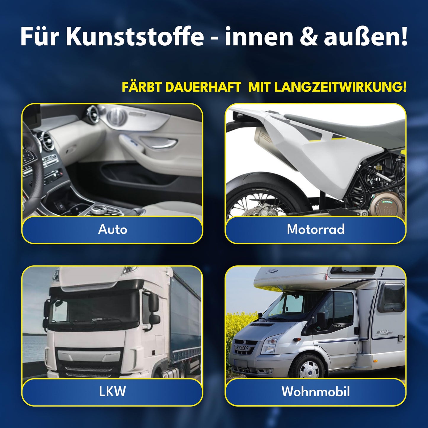 ATG® Plastic Care Auto Polish White - Premium Plastic Refresher for Cars Motorcycles Trucks - Gentle Plastic Care for Auto Exterior & Interior - Car Plastic Polish for maximum shine