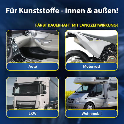 ATG® Plastic Care Auto Polish White - Premium Plastic Refresher for Cars Motorcycles Trucks - Gentle Plastic Care for Auto Exterior & Interior - Car Plastic Polish for maximum shine