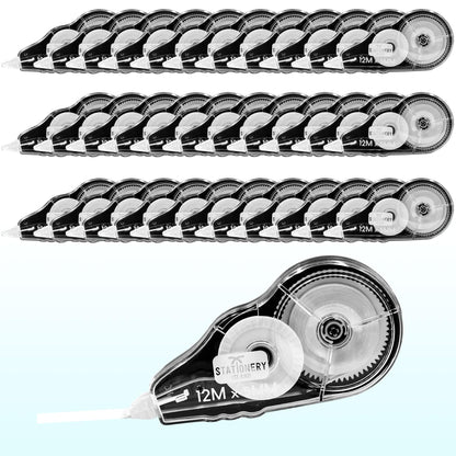 STATIONERY ISLAND 38-pack correction tape, 12m x 5mm mini correction mouse with cap, correction tape roller for school & office supplies.