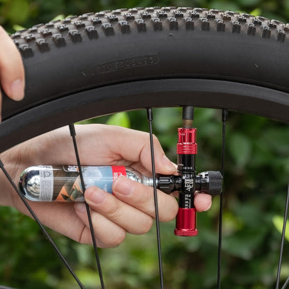 KONG MING CAR 16g/25g threaded CO2 cartridges for all CO2 bike tire inflators, CO2 pump for road bikes and mountain bikes (25g x 6 pack)