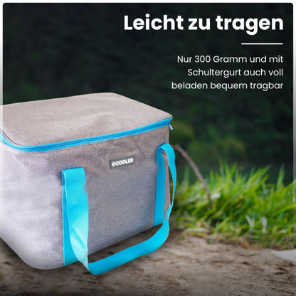 ToCi Cooler Bag 36 Liter Insulated Bag Thermal Bag Picnic Bag for Picnics Camping Holiday Hiking BBQ | Gray